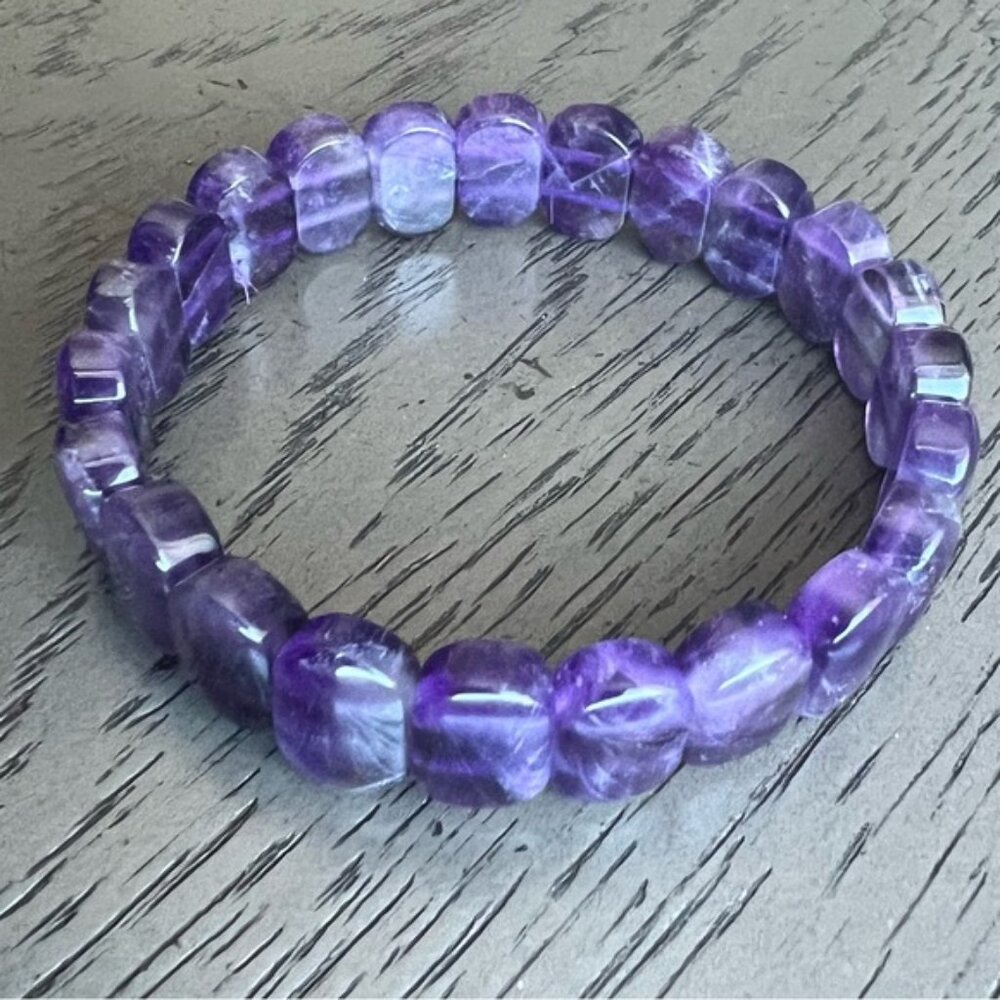 Amethyst soft bangle SIZE 6.75’
